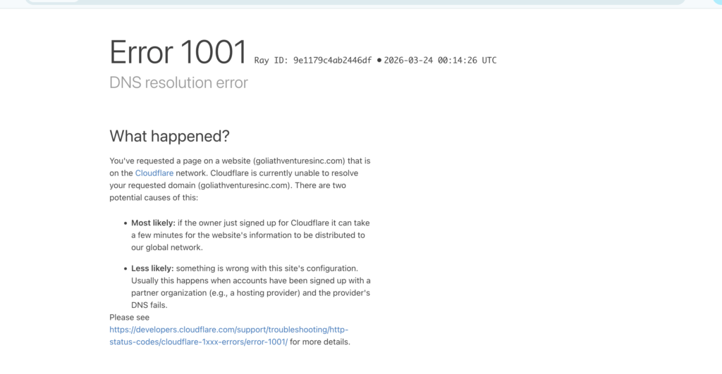 Goliath Ventures Review