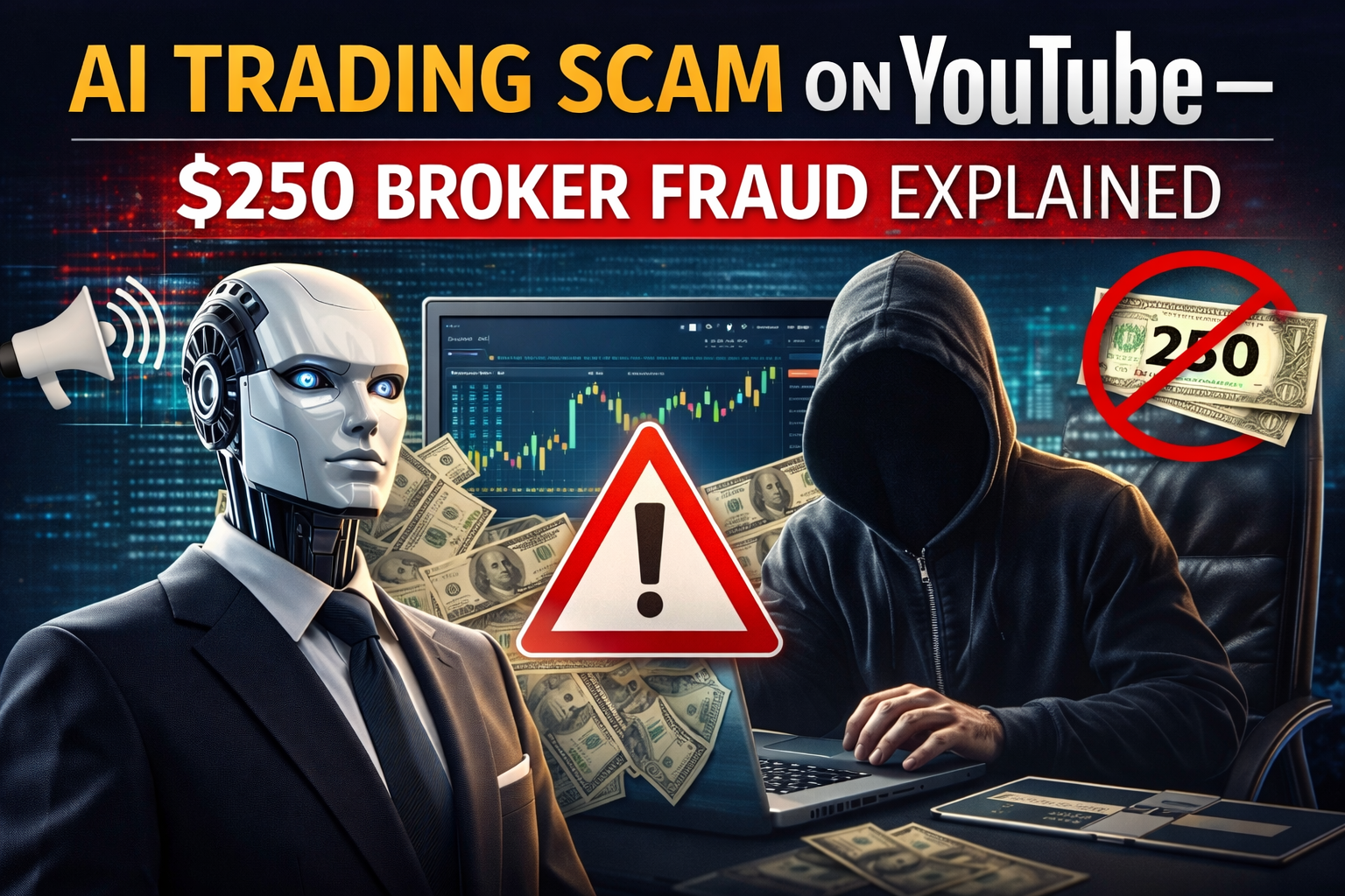 AI Trading Scam on YouTube – $250 Broker Fraud Explained - Market Due ...