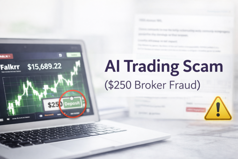 YouTube Trading Scam