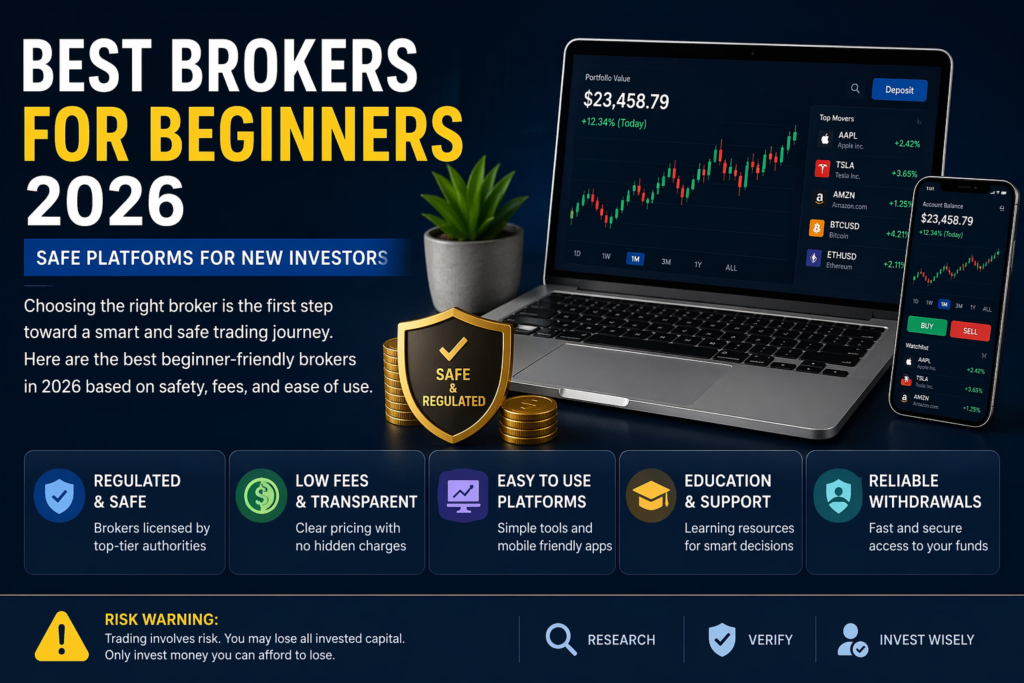 Best Brokers for Beginners 2026
