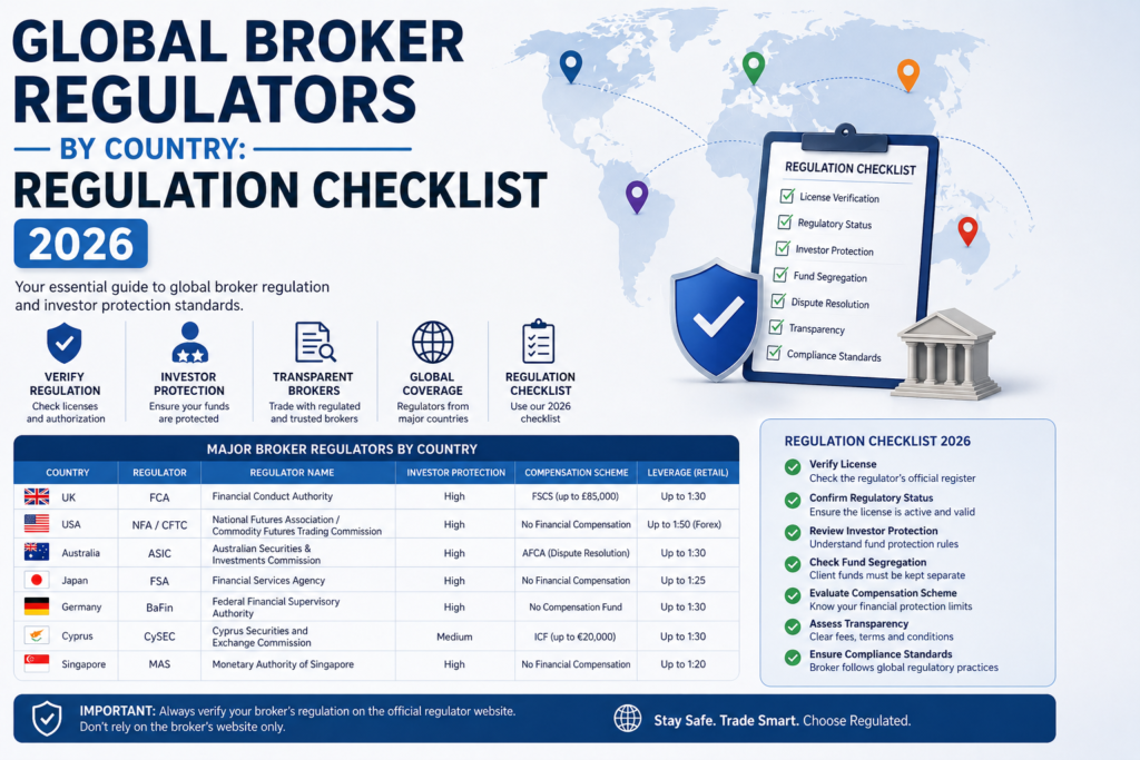 Global Broker Regulators by Country