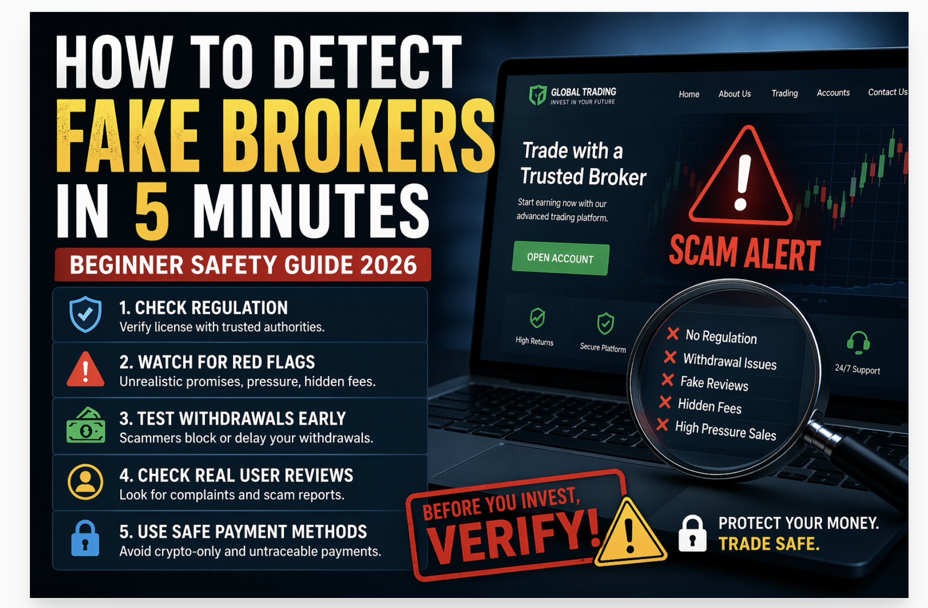 How to detect fake brokers in 5 minutes