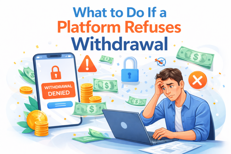 What to Do If a Platform Refuses Withdrawal