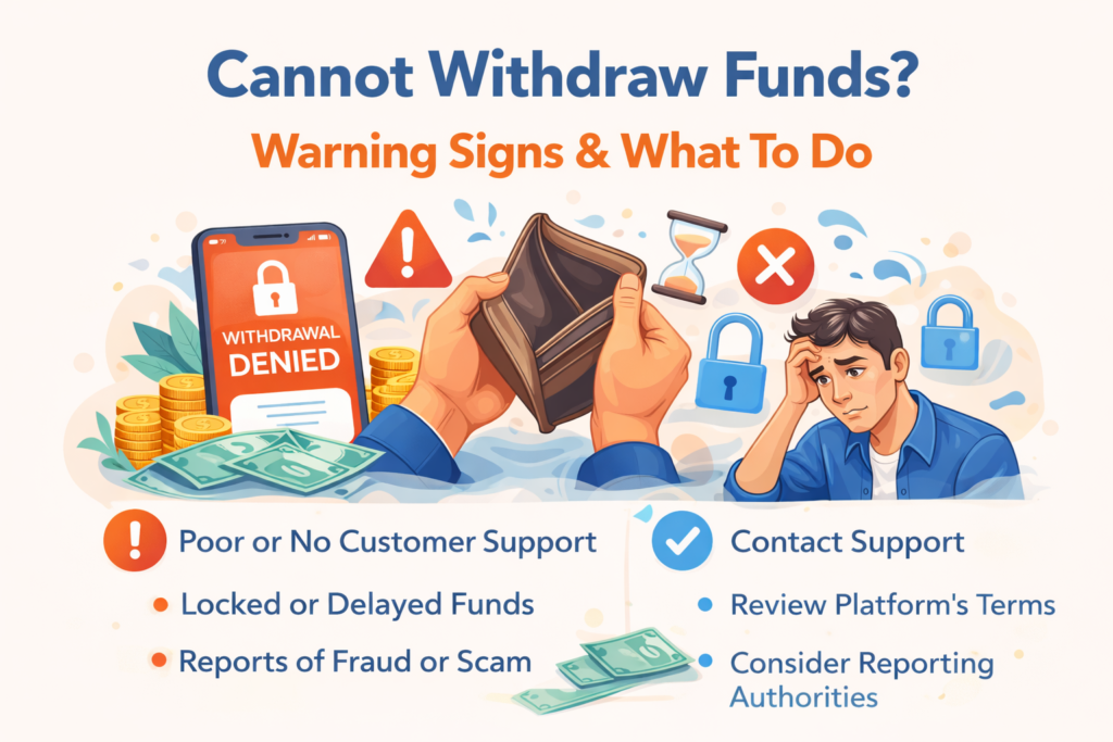 Cannot Withdraw Funds