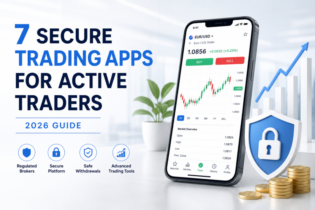 Secure trading apps for active traders