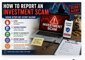 how to report an investment scam