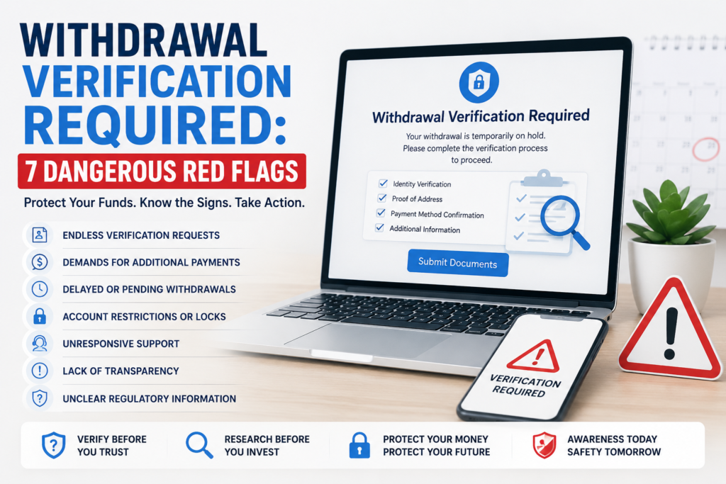 Withdrawal Verification Required