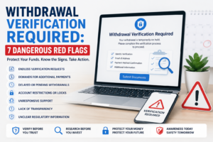Withdrawal Verification Required
